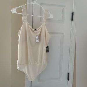 NWT Express Cream Women's Bodysuit